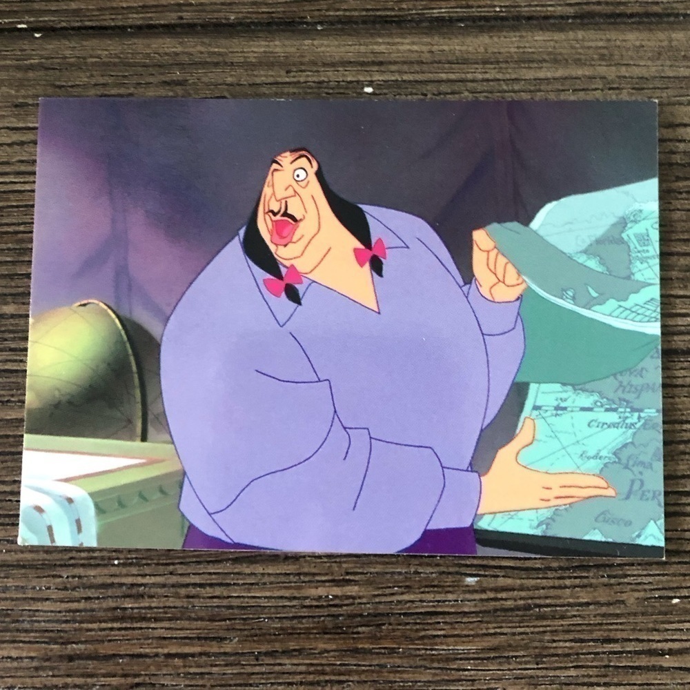 Disney: ’95 Pocahontas movie trading card: “We’ll Take It By Force!” #27